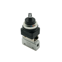 Zawory pilotowe sterowane przełącznikiem 3/2 G 1/8" i G 1/4" seria JLW - PNEUER