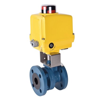 Zawór kulowy regulacyjny 540AIS V-60° DN50 + NA09 PCU 230V 