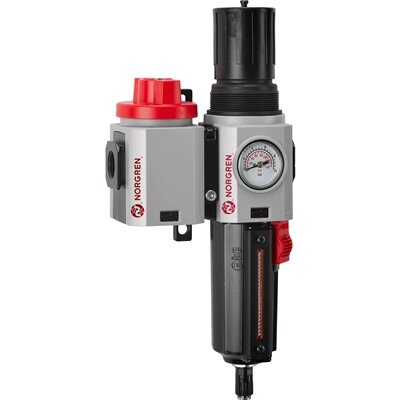Filtr/regulator Excelon Plus z zaworem odcinającym, G3/8, spust ręczny (TB84-371G) - Norgren