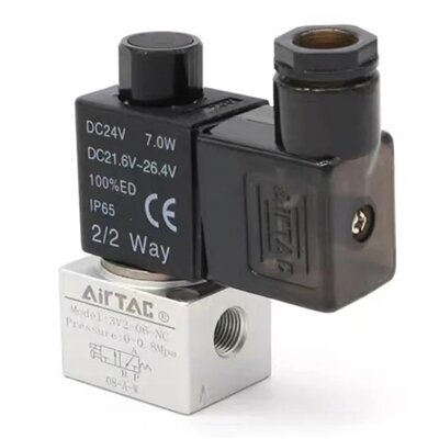 Elektrozawory bezpośredniego działania G 1/8" - G 1/4", seria 3V2 - Airtac