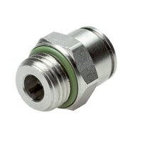 Złączka wtykowa prosta G3/8-12, stal nierdzewna - Air-Com