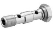 Śruba drążona podwójna do złączki Banjo QR1-S-RH2-G018 (R412000613) - Aventics