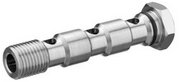 Śruba drążona potrójna do złączki Banjo QR1-S-RH3-G018 (R412005319) - Aventics