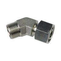 Kolanka hydrauliczne 45 st., stal ocynkowana - Air-Com