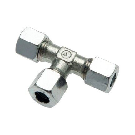Trójniki hydrauliczne T, stal ocynkowana - Air-Com