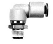 Złączka wtykowa kątowa obrotowa, gwint R 3/8 (KSL10-03S) - SMC