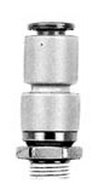 Złączka wtykowa prosta obrotowa, gwint R 1/8 (KSH04-01S) - SMC