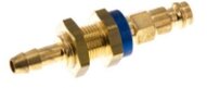 Króciec grodziowy szybkozłącza NW5, do przewodu 9, mosiądz, oznaczenie niebieskie