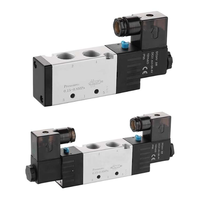 Elektrozawory 5/2 G 1/8" - G 1/2" monostabilne i bistabilne, seria JLE - PNEUER