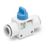 Zawór odcinający 3-drożny, Push-in, średnica 10 - Push-in (25A-VHK3A-10F-10FL) - SMC