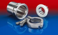 Króciec TRI-Clamp, DIN 32676 oraz ISO 2852, CONNECT TRI-CLAMP FITTING 245 do średnicy wewnętrznej węża 40 mm - Norres
