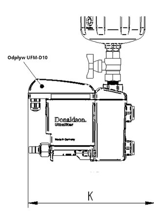 Separator cyklonowy DF-C0750-OU SUPERPLUS