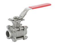 Zawory kulowe 3-częściowe, do bezpośredniego montażu, ATEX, seria 741 - Sferaco