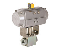 Zawór kulowy stalowy 799ZA BSP 3/8" FF ISO 5211 wysokociśnieniowy