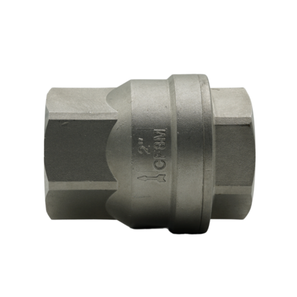 Zawór zwrotny 2-częściowy G 1-1/2" stal nierdzewna - Air-Com