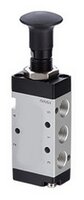 Zawory sterowane cięgłem 5/2 G 1/8" - G 1/4", seria JLC - Air-Com