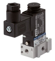 Elektrozawory 3/2 NO/NC M5 do montażu szeregowego, seria YSV200 - YPC