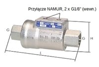 Zawory odcinające pneumatyczne 2/2 G 3/8" - G 2" PN10, seria VIP
