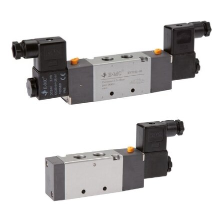 Elektrozawory 5/2 i 5/3 G1/4", seria RV30 - EMC