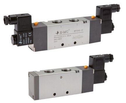 Elektrozawory 5/2 i 5/3 G1/2", seria RV40 - EMC
