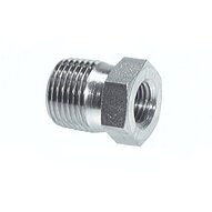 Złączka redukcyjna, NPT 1/4"(GZ)-NPT 1/8"(GW), stal ocynkowana