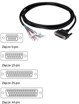 Kabel przyłączeniowy z wtykiem D-sub, 9-PIN, 3 m