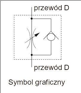 Zawór dławiąco-zwrotny wtykowy przewodowy D4