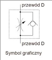 Zawór dławiąco-zwrotny wtykowy przewodowy ⌀ 10 - PNEUER