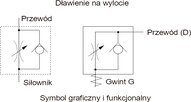 Zawór dławiąco-zwrotny wtykowy kątowy G 1/4 - 4 - PNEUER