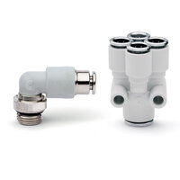 Złączki wtykowe z technopolimeru Compact serii 7000 - Camozzi