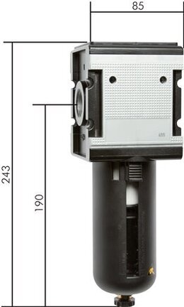 Filtr MULTIFIX, G 1", typosz. 4, zbiornik z tworzywa z osłoną