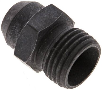 Złączka hydrauliczna prosta, do wspawania, gwintowana 10 L (M16x1,5), stal fosforanowa
