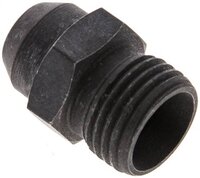 Złączka hydrauliczna prosta, do wspawania, gwintowana 10 L (M16x1,5), stal fosforanowa