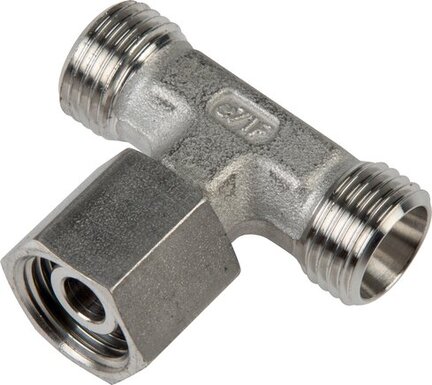 Trójnik hydrauliczny T, gwintowany 8 S (M16x1,5), stal nierdzewna