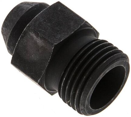 Złączka hydrauliczna prosta, do wspawania, gwintowana 10 S (M18x1,5), stal fosforanowa