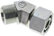 Kolanko hydrauliczne 45 st., nastawne, gwintowane 20 S (M30x2), uszczelnienie stożkowe, stal ocynkowana