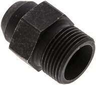 Złączka hydrauliczna prosta, do wspawania, gwintowana 14 S (M22x1,5), stal fosforanowa