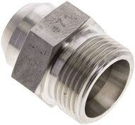 Złączka hydrauliczna prosta, do wspawania, gwintowana 20 S (M30x2), stal nierdzewna