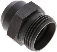 Złączka hydrauliczna prosta, do wspawania, gwintowana 22 L (M30x2),stal fosforanowa