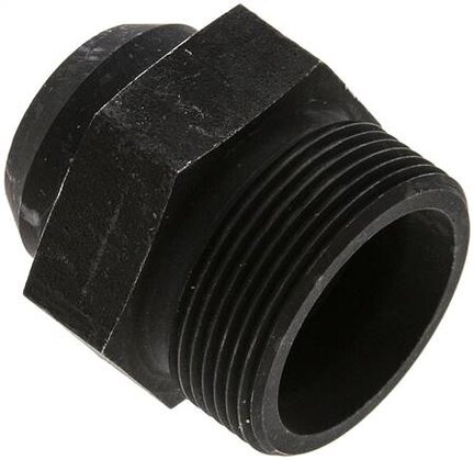Złączka hydrauliczna prosta, do wspawania, gwintowana 30 S (M42x2),stal fosforanowa