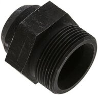 Złączka hydrauliczna prosta, do wspawania, gwintowana 30 S (M42x2),stal fosforanowa