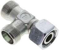 Trójnik hydrauliczny L, nastawny, gwintowany 15 L (M22x1,5), stal ocynkowana