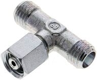 Trójnik hydrauliczny T, gwintowany 6 L (M12x1,5), stal ocynkowana