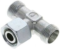 Trójnik hydrauliczny T, gwintowany 12 L (M18x1,5), stal ocynkowana