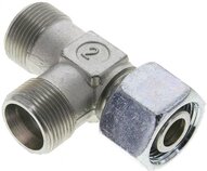 Trójnik hydrauliczny L, nastawny, gwintowany 16 S (M24x1,5), stal ocynkowana
