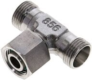 Trójnik hydrauliczny T, gwintowany 12 L (M18x1,5), stal nierdzewna