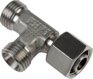 Trójnik hydrauliczny L, nastawny, gwintowany 18 L (M26x1,5), stal nierdzewna