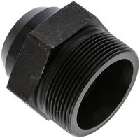 Złączka hydrauliczna prosta, do wspawania, gwintowana 38 S (M52x2),stal fosforanowa