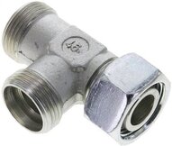 Trójnik hydrauliczny L, nastawny, gwintowany 22 L (M30x2), stal ocynkowana