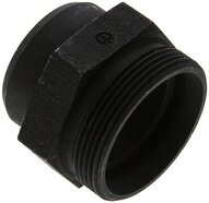 Złączka hydrauliczna prosta, do wspawania, gwintowana 42 L (M52x2),stal fosforanowa